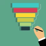 sales funnel dibujo embudo de ventas
